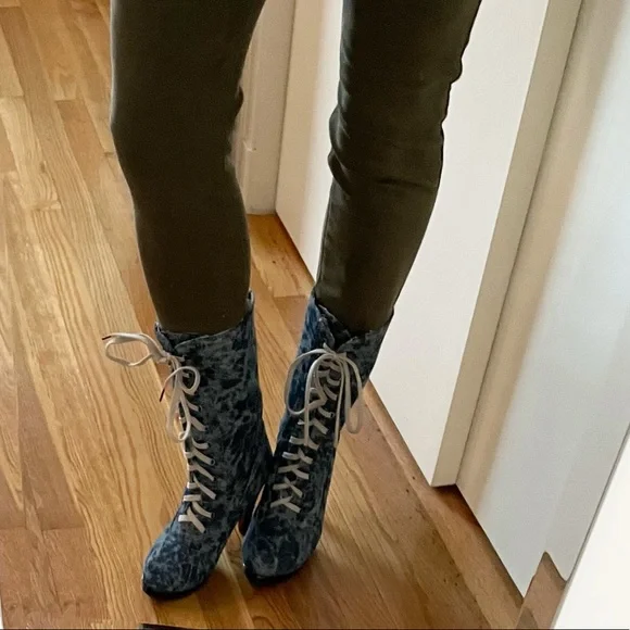 Vero Cuoio Denim Boots - Picture 13 of 16